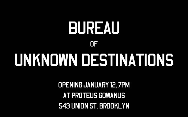 Bureau of Unknown Destinations